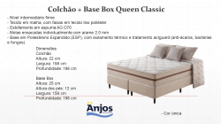 Colchão + Base Queen Classic Ensacadas