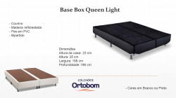 Base Box Queen Light Bi partido