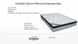 Colchão Queen Physical SuperPocket